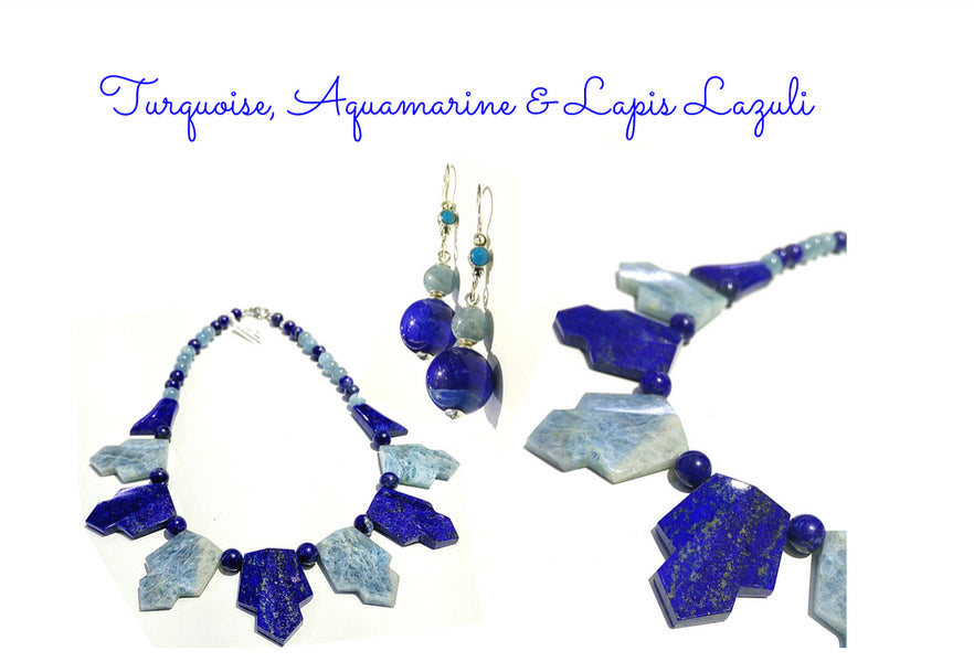 Turquoise, Aquamarine & Lapis Lazuli