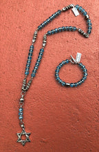 Rosary Handmade - Handcrefted - Crystal "Blue Moon" ROS132