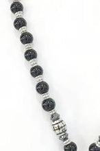 Rosary Handmade - Handcrafted - Semiprecious Stone "Royal Night"-ROS123