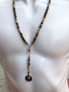 Rosary Handmade - Handcrafted - Semiprecious Stone "Grace" ROS 130