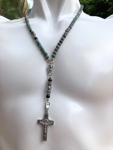 Rosary Handmade - Handcrafted - Semiprecious Stone -  