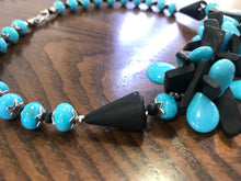 Turquoise-Onyx Necklace