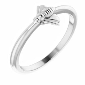 Bee Stackable Ring-Sterling Silver