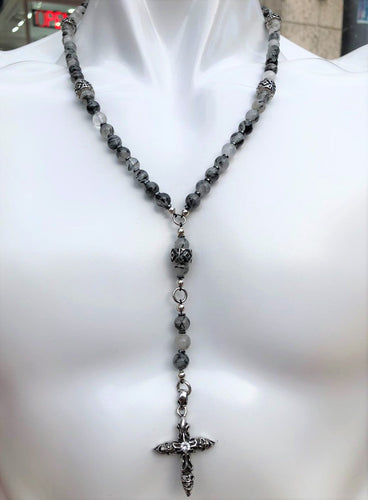 Rosary Handmade - Handcrafted - Semiprecious Stone -
