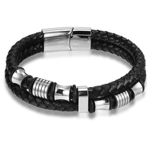 Leather Bracelets-Stainless Steel-BXG223